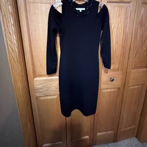 Chic Black Long Sleeve Dress